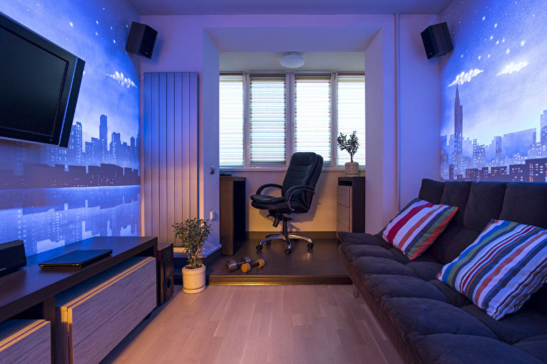 Bedroom for a young man, 13 m2 - photo 1