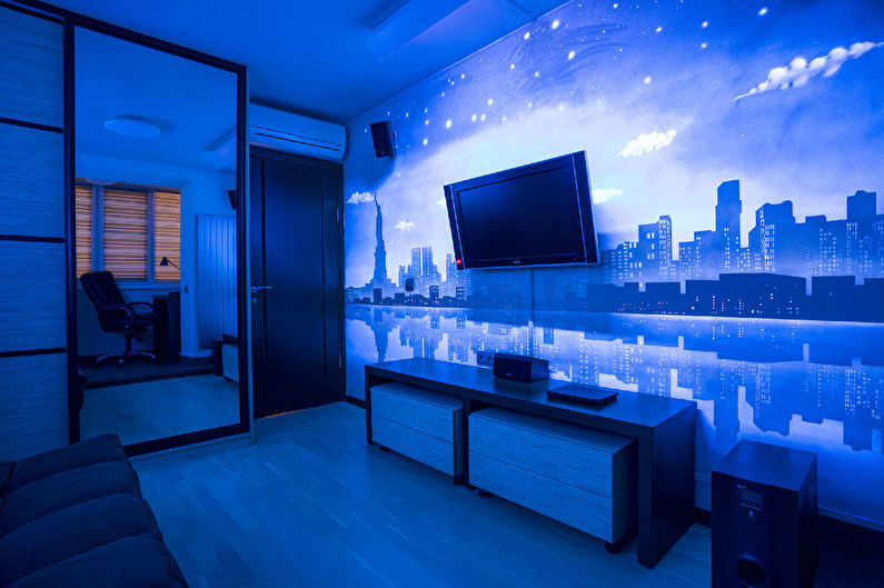 Bedroom for a young man, 13 m2 - photo 3