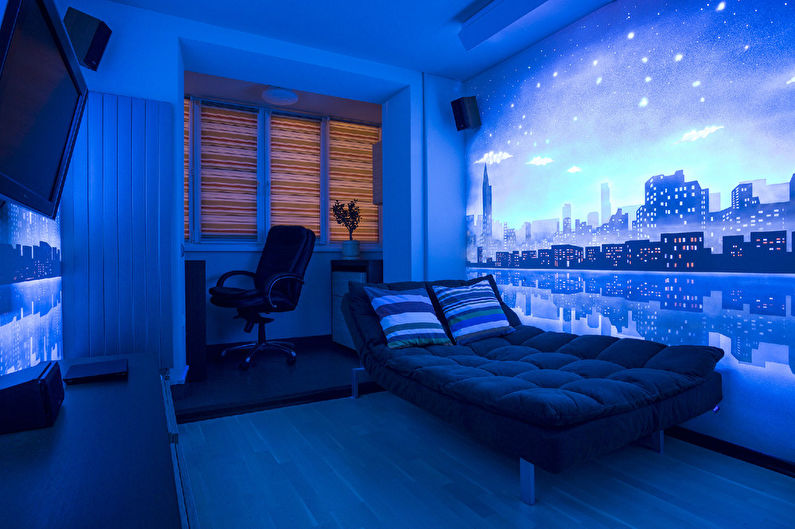 Bedroom for a young man, 13 m2 - photo 5