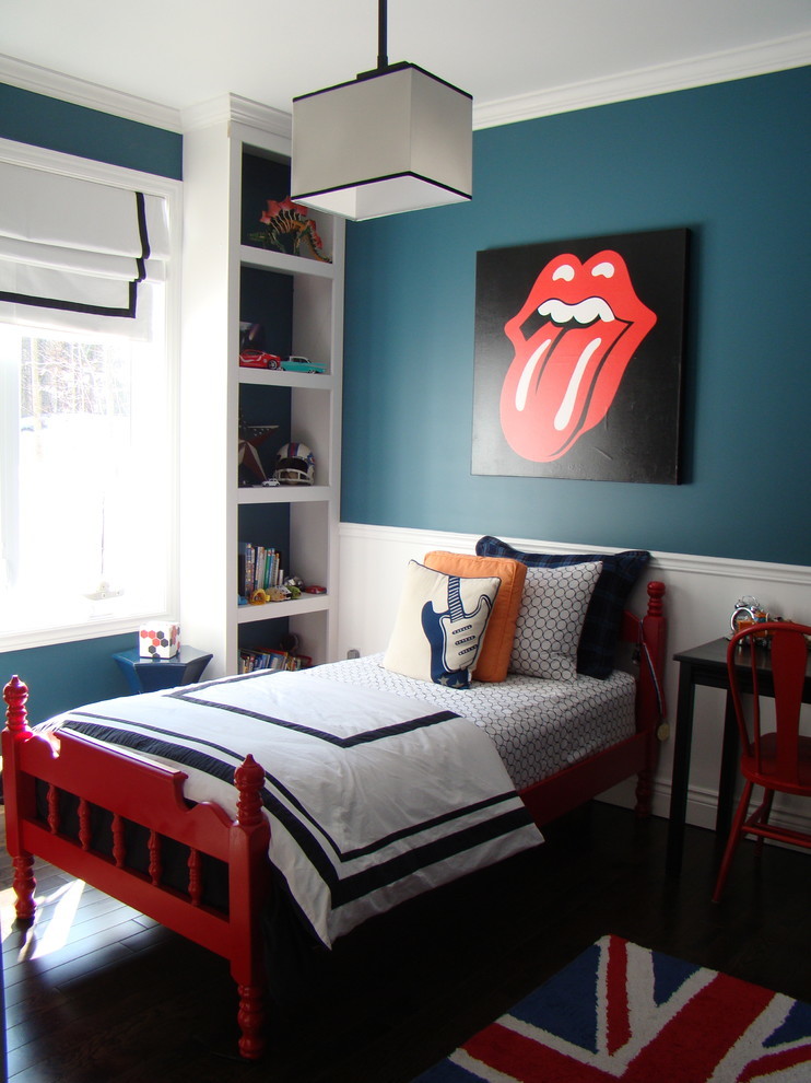 Kitsch Style Teenage Boy Room - Interior Design