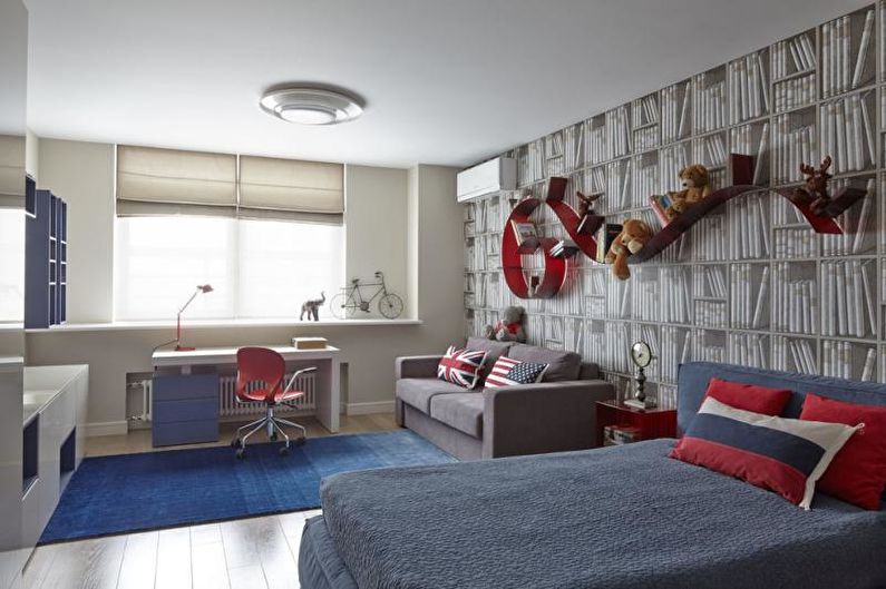 Interior design rooms for a teenage boy - photo