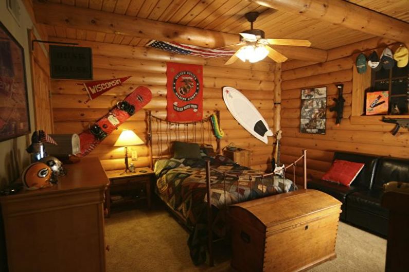 Interior design rooms for a teenage boy - photo