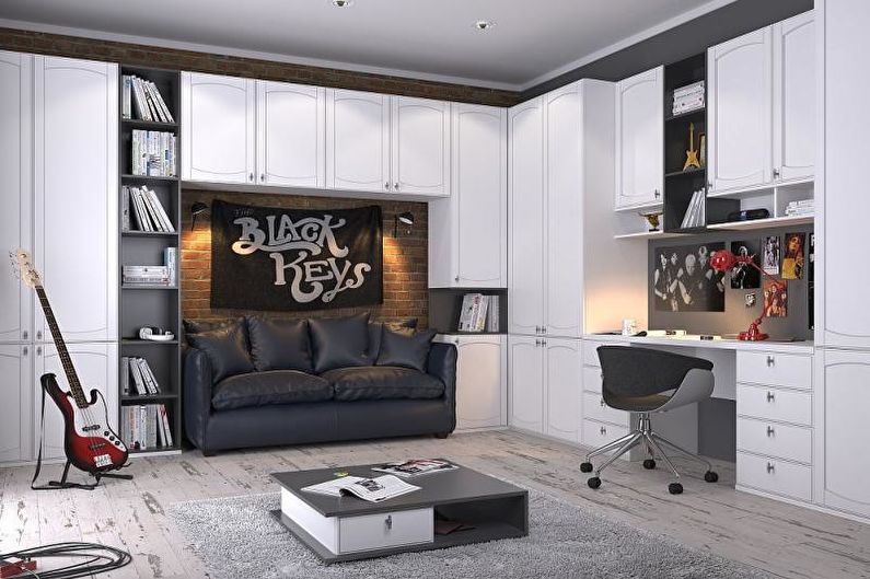 Interior design rooms for a teenage boy - photo