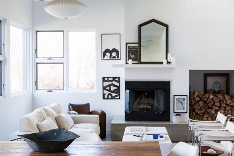 Living Room - Scandinavian-style apartment design