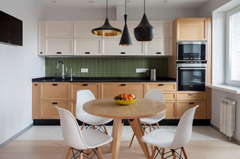 Kitchen - Scandinavian style apartment design