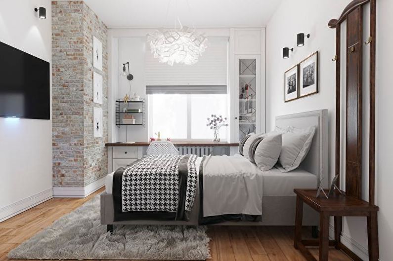 Bedroom - Scandinavian style apartment design