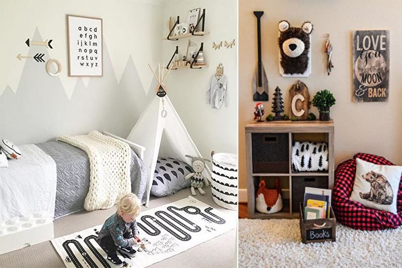 Children's room - Scandinavian style apartment design