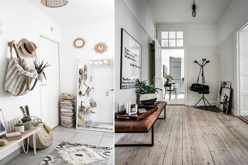 Hallway - Scandinavian style apartment design