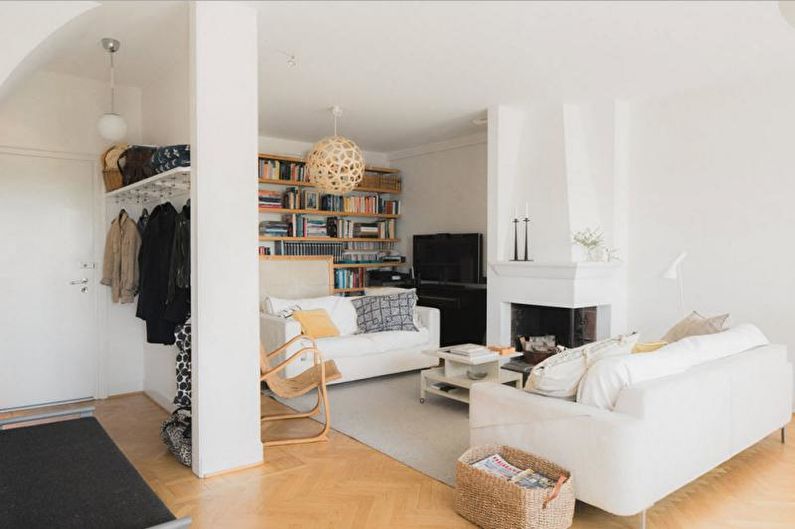 Scandinavian style apartment interior design - photo