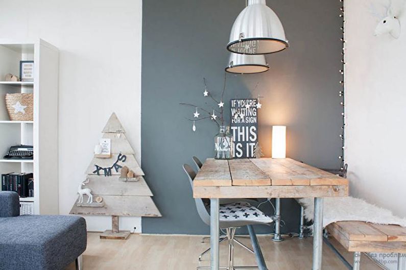 Scandinavian style apartment interior design - photo