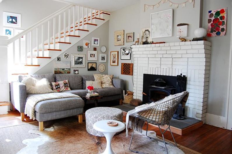 Scandinavian style apartment interior design - photo