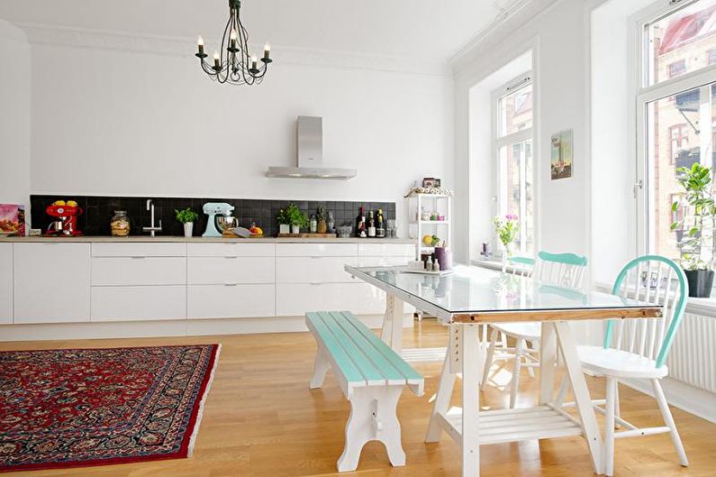 Scandinavian style apartment interior design - photo