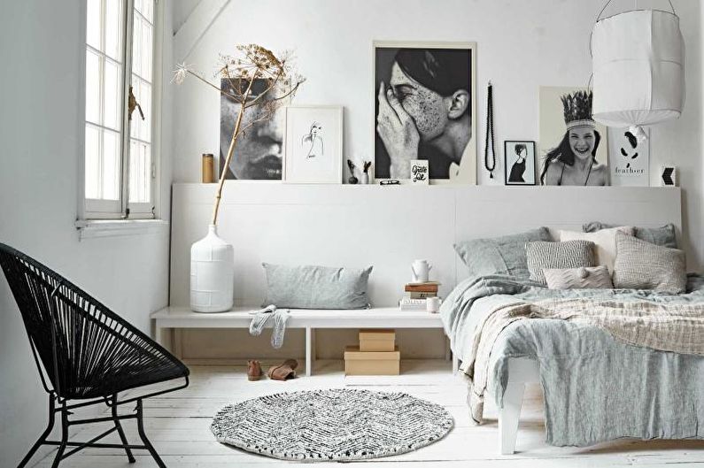 Scandinavian style apartment interior design - photo