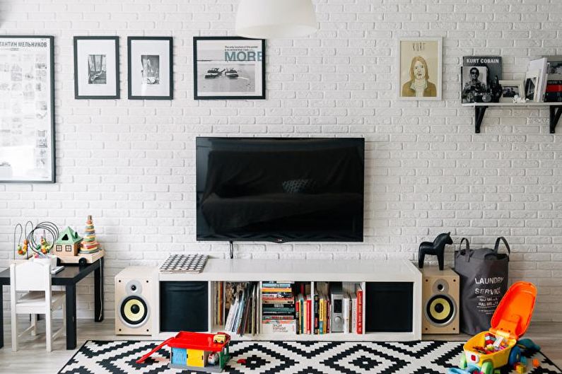Scandinavian style apartment interior design - photo