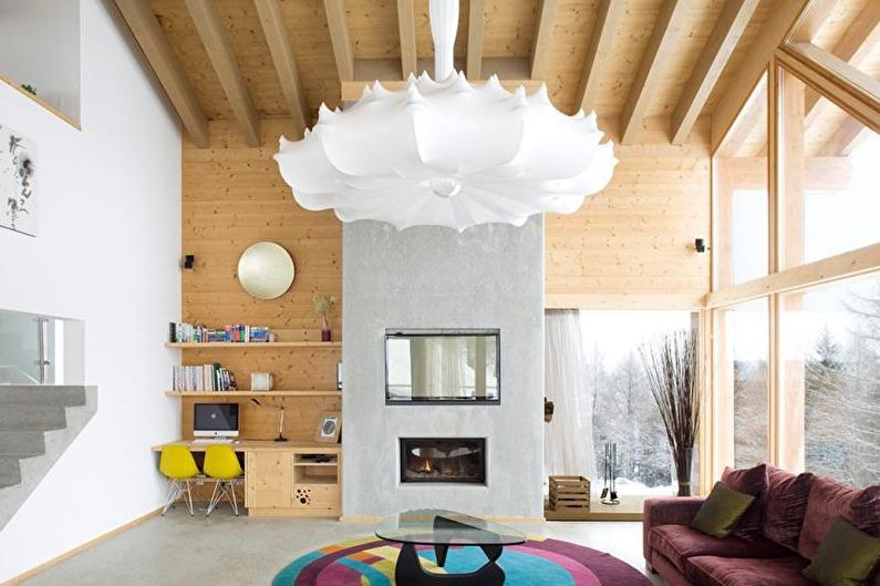 Scandinavian style apartment interior design - photo