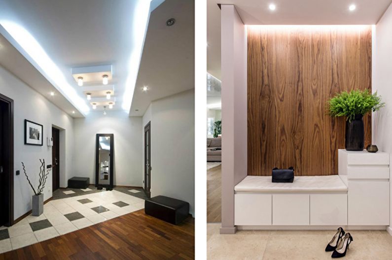 Disenyo ng interior ng minimum na minimalism - larawan