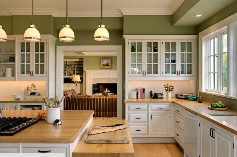 Perincian yang selesa - Cara memilih warna untuk dapur