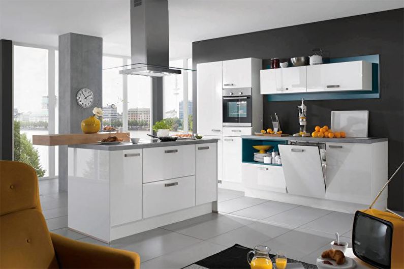 Gabungan permukaan - Cara memilih warna untuk dapur