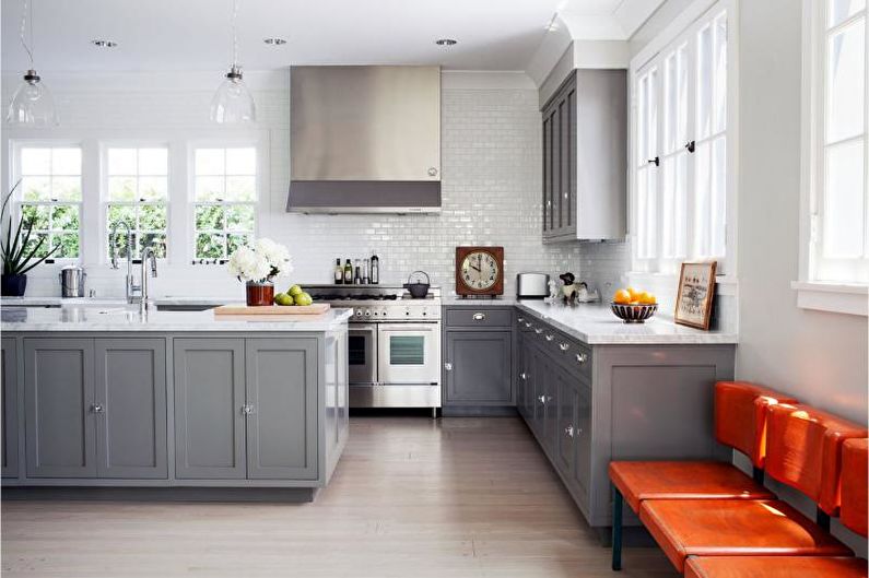 Gray Kitchen Design - Kitchen Furniture