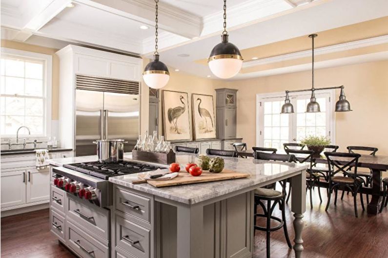 Gray Kitchen Design - Kitchen Furniture