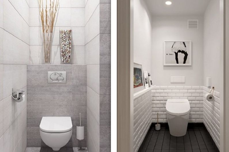 Minimalism small toilet - Interior Design