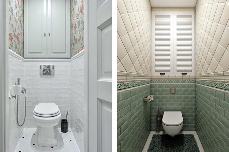 Small Provence Style Toilet - Interior Design