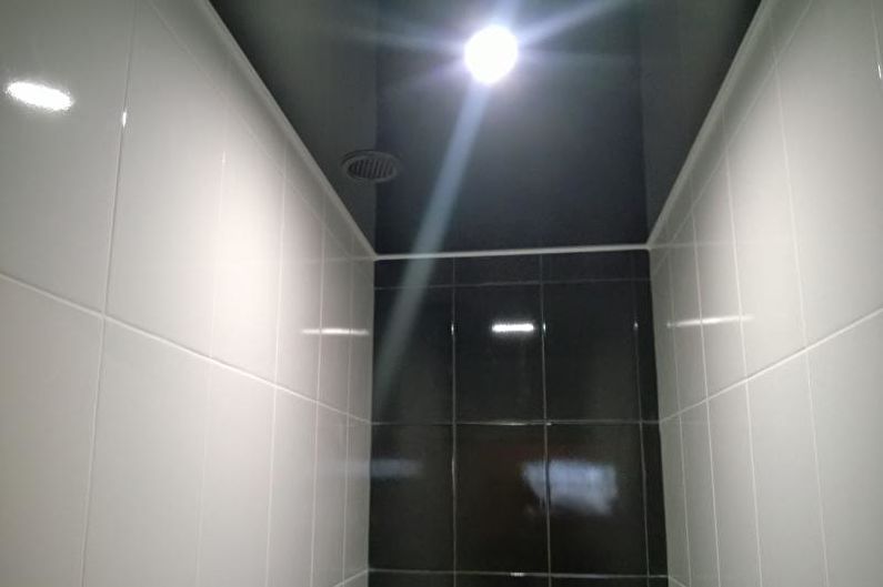Small Toilet Design - Ceiling Finish