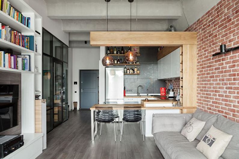 One-Bedroom Apartment Design - Zoning Options