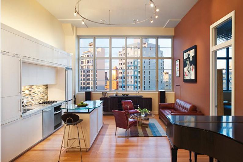 Living Room - Design of a two-room apartment