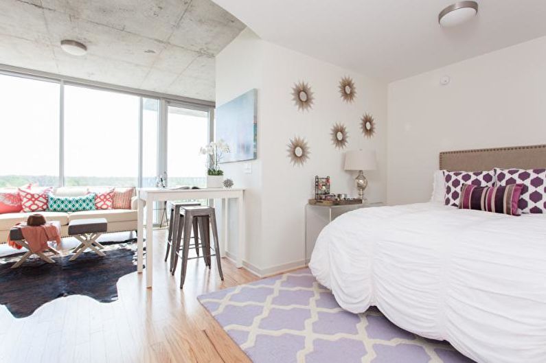 Interior design of a two-room apartment - photo