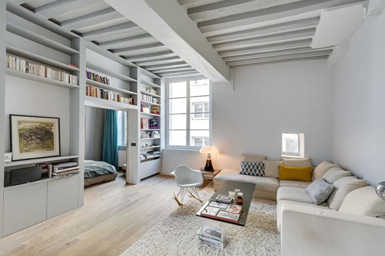 Small-sized apartment in the style of minimalism - Interior Design