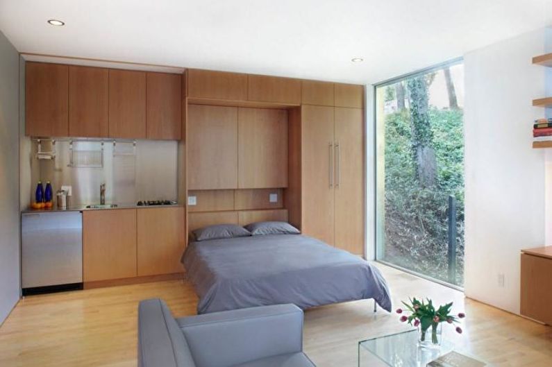 Small-sized apartment in the style of minimalism - Interior Design