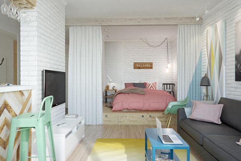 Small Scandinavian-style apartment - Interior Design