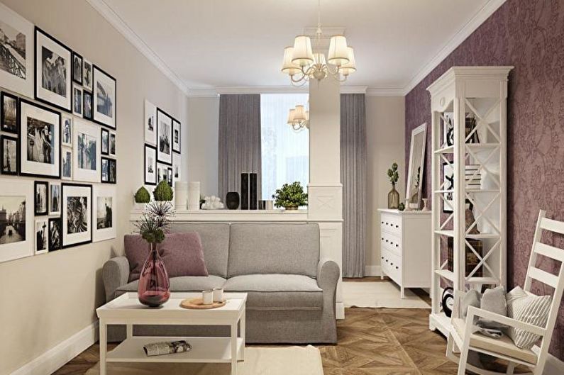 Small apartment in the style of Provence - Interior Design