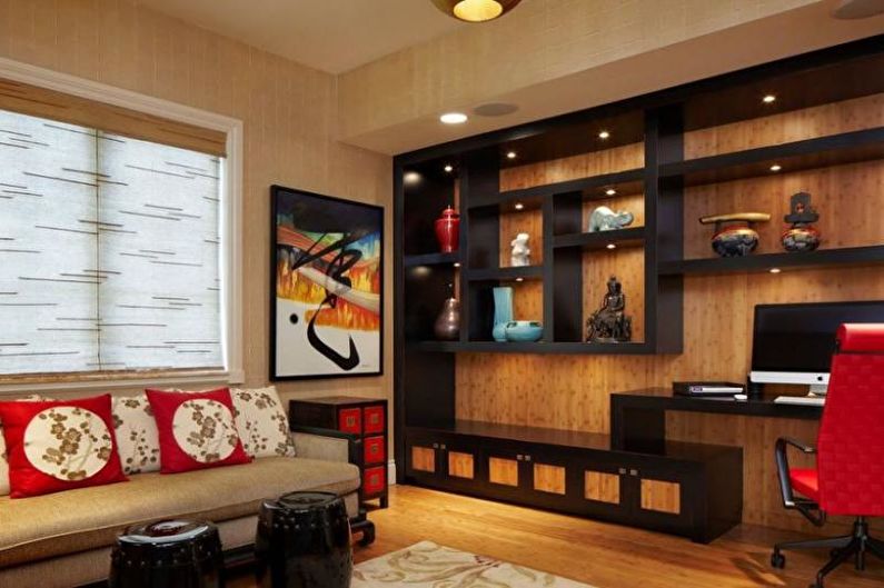 Small-sized apartment in the Japanese style - Interior Design