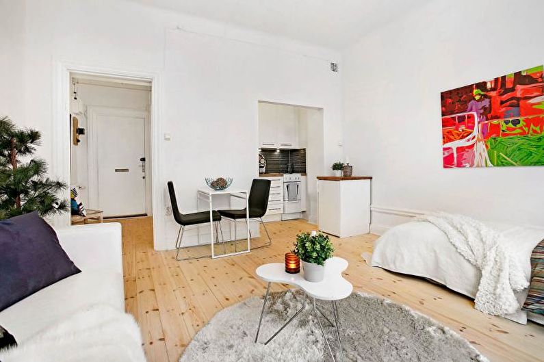 Small Apartment Design - Floor Finish
