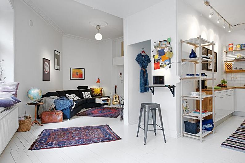 Interior design of a small apartment - photo