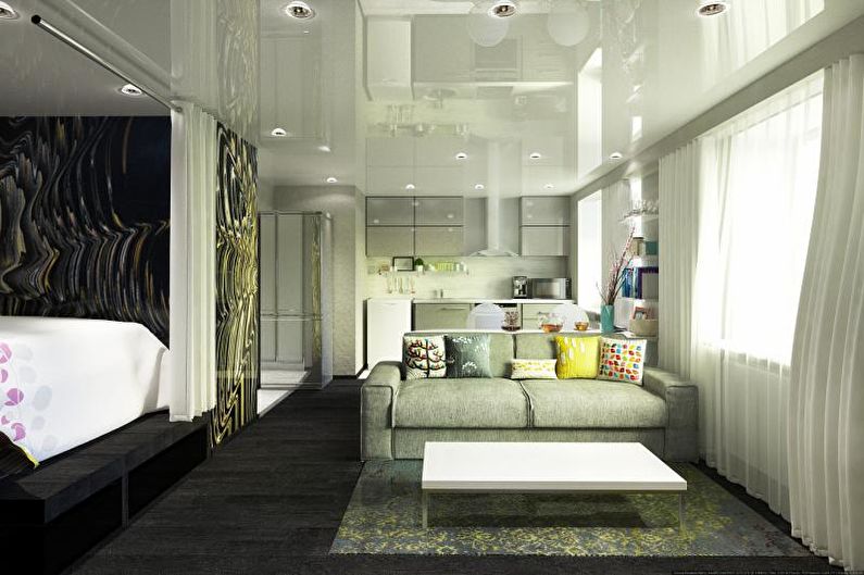 Interior design of a small apartment - photo
