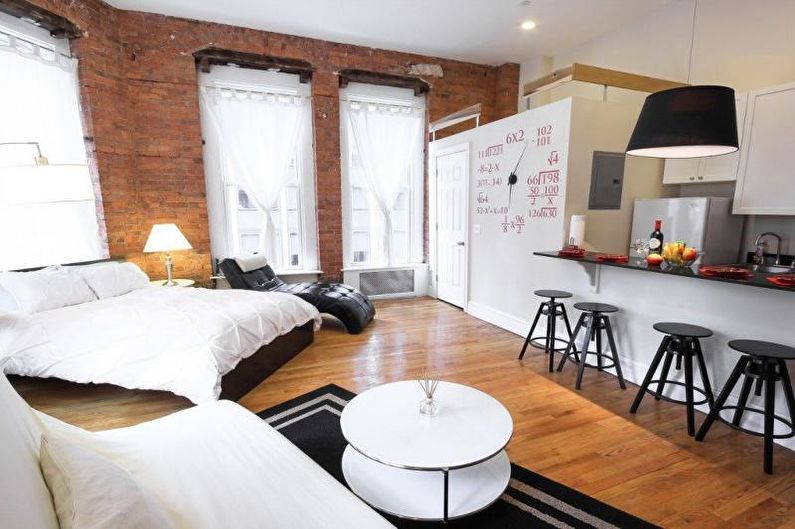 Interior design of a small apartment - photo