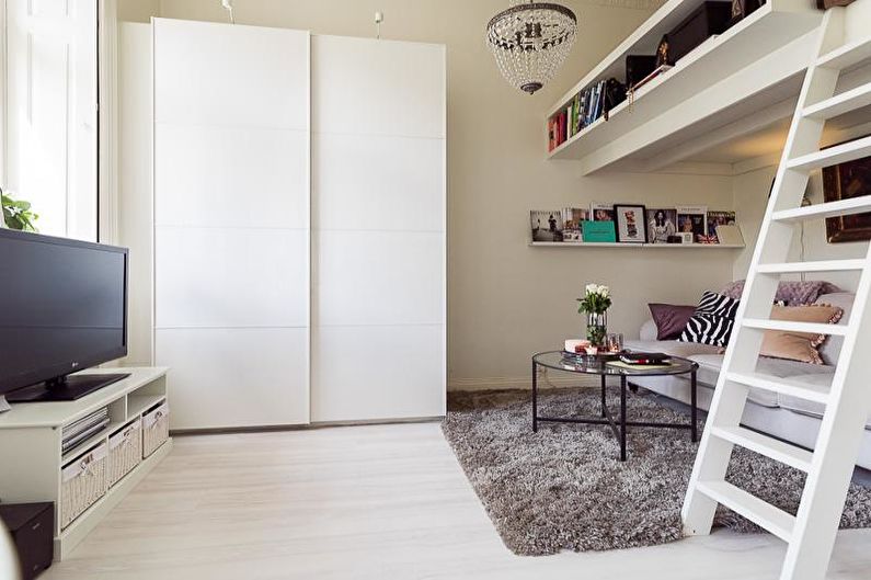 Interior design of a small apartment - photo
