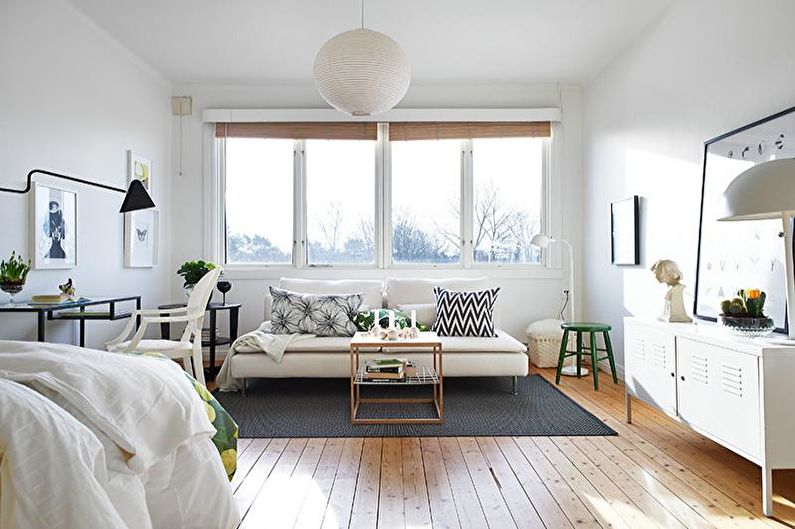Interior design of a small apartment - photo
