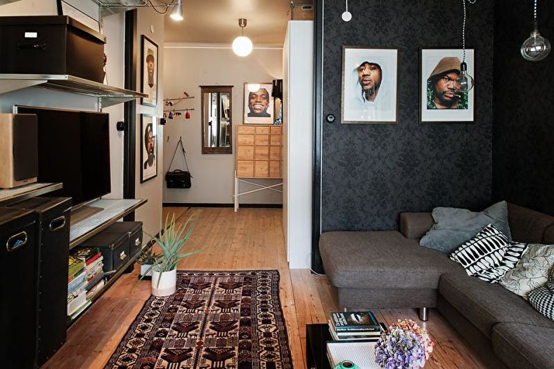 Interior design of a small apartment - photo