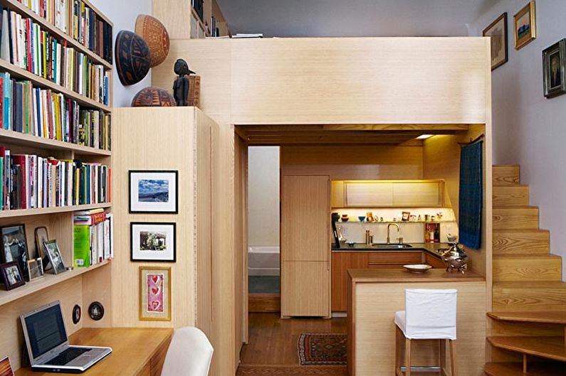 Interior design of a small apartment - photo