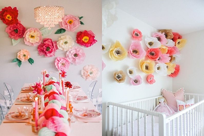 DIY Paper Flowers - pomysły aplikacji