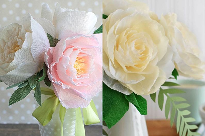 Piwonie - DIY Kwiaty z papieru