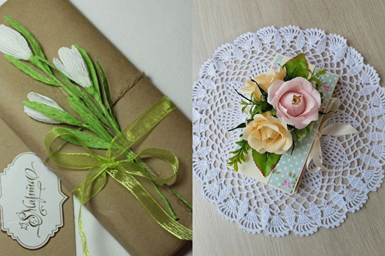 DIY papierowe kwiaty - zdjęcie