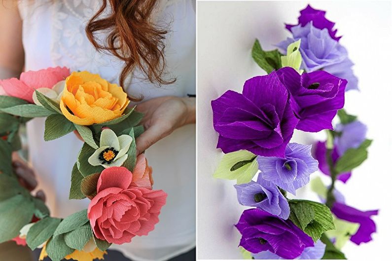DIY papierowe kwiaty - zdjęcie