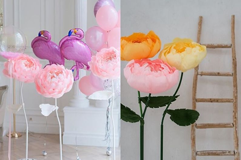 DIY papierowe kwiaty - zdjęcie