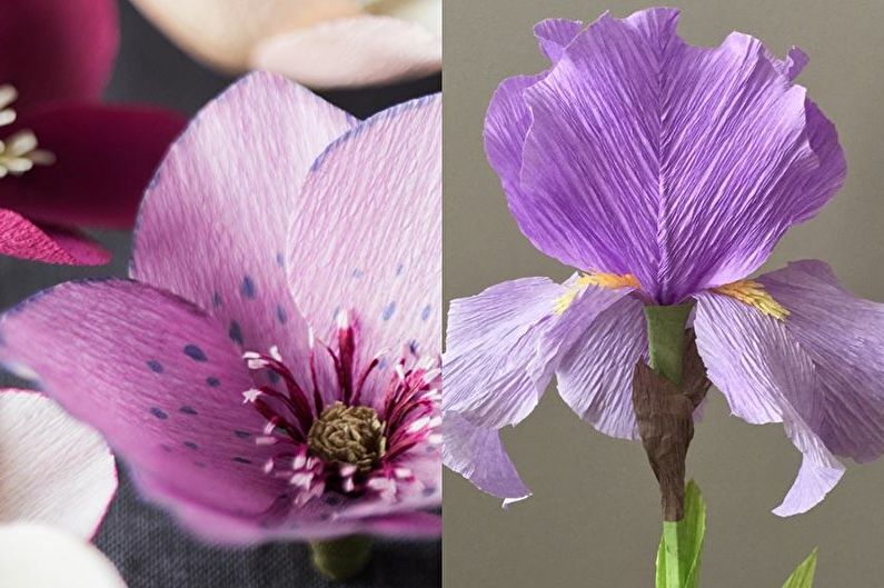 DIY papierowe kwiaty - zdjęcie