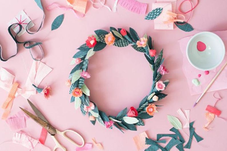 DIY papierowe kwiaty - zdjęcie